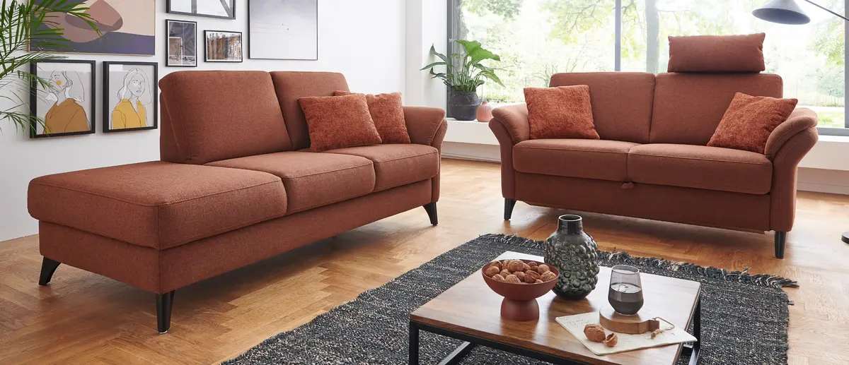 Recamiere  und Sofa 2 Sitzer Modell Freiburg